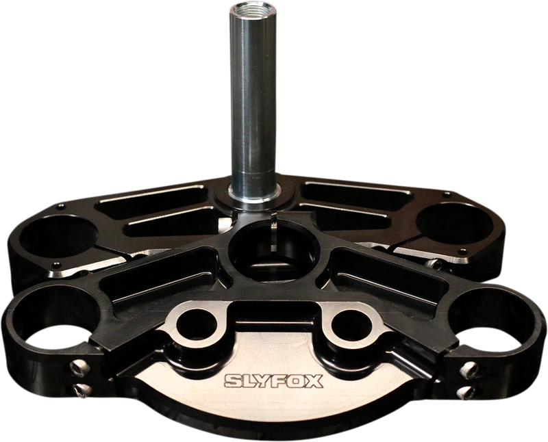 SLYFOX Triple Tree - 49 mm - Black Anodized - '15-'21 TOURING