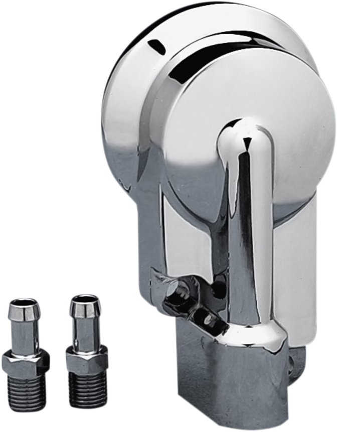 DRAG SPECIALTIES Custom Replacement Oil Filter Mount - Chrome - Evo