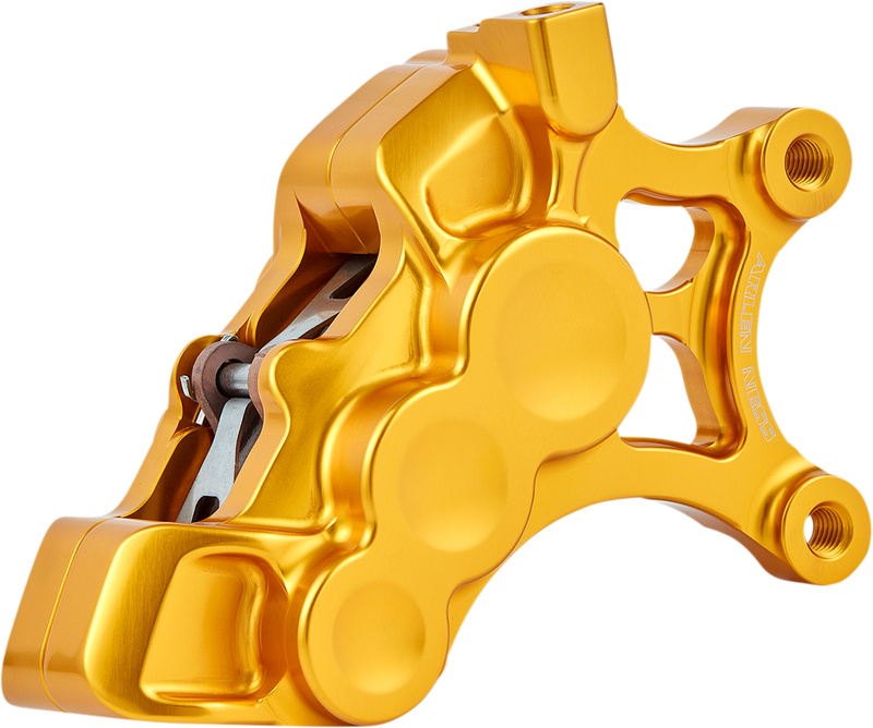 ARLEN NESS Ness Tech Right Front Six-Piston Differential Bore Caliper - Gold - 14"
