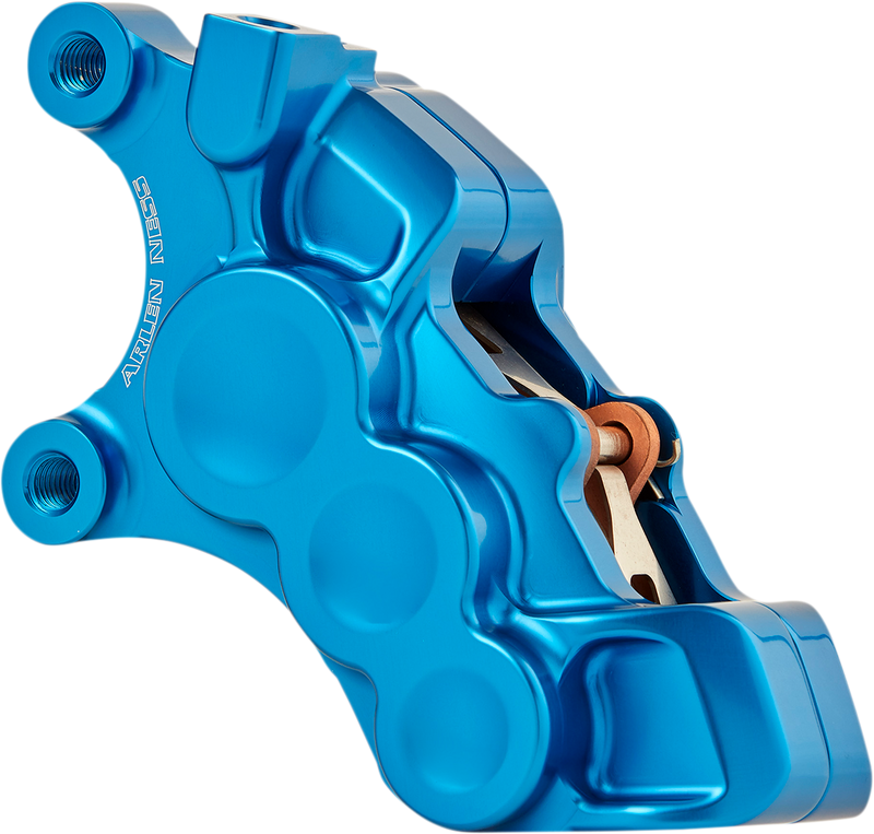 ARLEN NESS Ness Tech Left Front Six-Piston Differential Bore Caliper - Blue - 11.8"