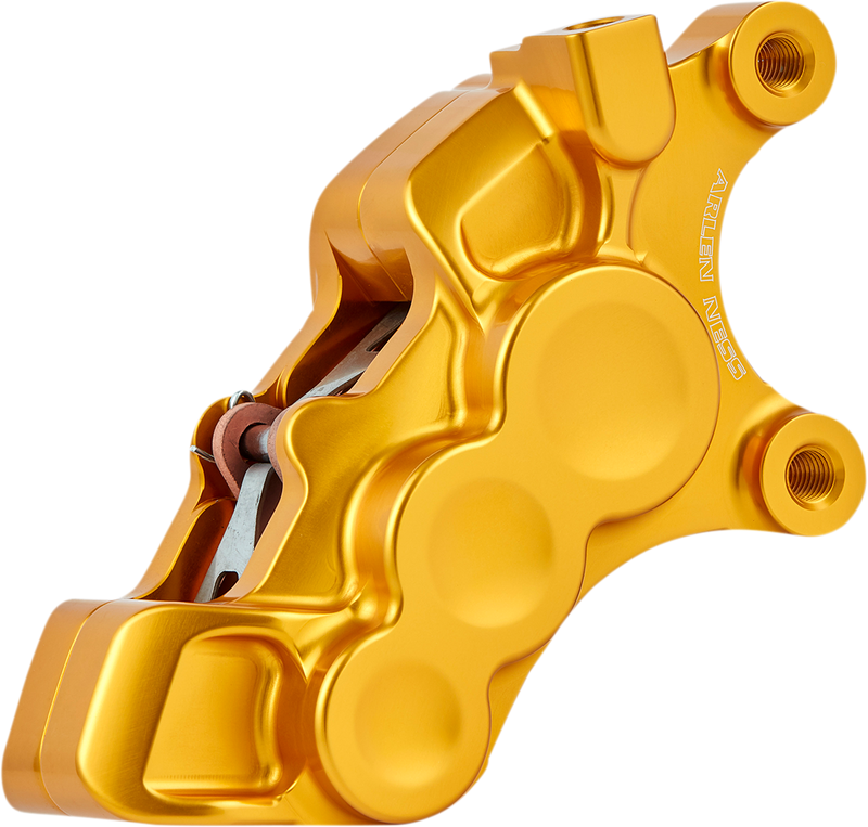 ARLEN NESS Ness Tech Right Front Six-Piston Differential Bore Caliper - Gold - 11.8"