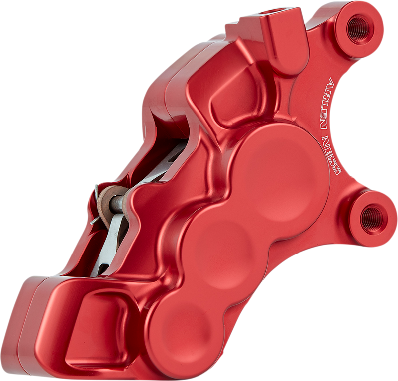 ARLEN NESS Ness Tech Right Front Six-Piston Differential Bore Caliper - Red - 11.8"