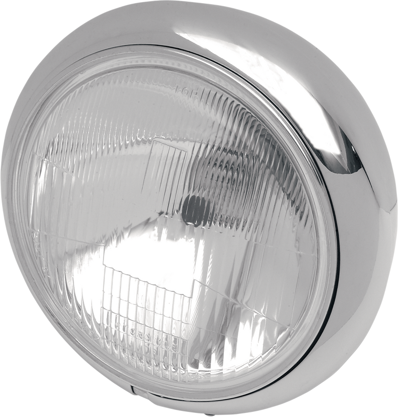 DRAG SPECIALTIES Hydra Glide Style Headlight Assembly - Chrome - 7"