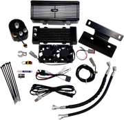 ULTRACOOL Oil Cooler Kit - Black - Touring RF-2G