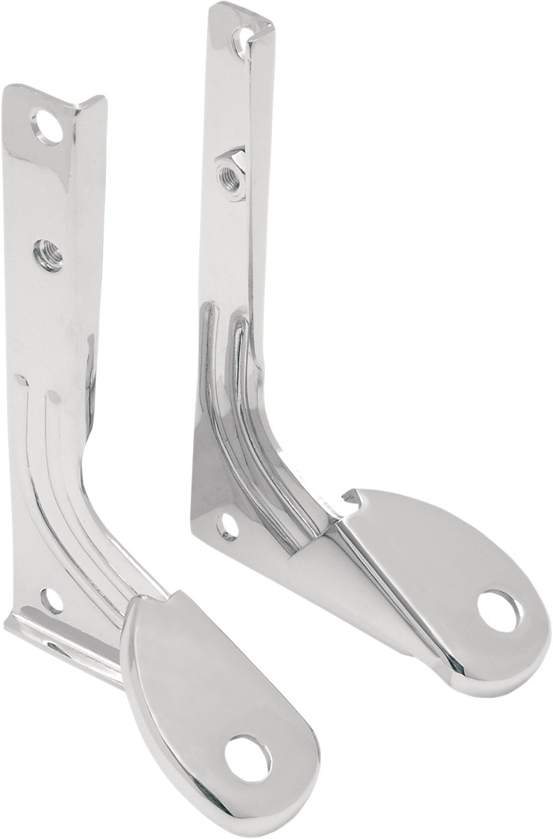 DRAG SPECIALTIES Revival Style Spotlight Mounting Bracket Set - Chrome