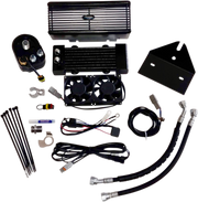 ULTRACOOL Oil Cooler Kit - Gloss Black - Dyna DY-1G