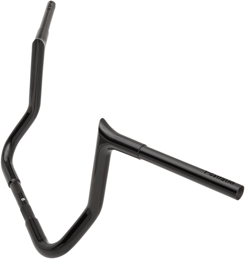 FAT BAGGERS INC. 1-1/4" EZ Install Pointed Top Handlebar - 12" - Black 905012-B-X