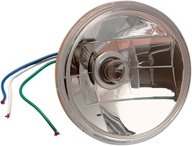 DRAG SPECIALTIES Diamond Cut Reflector Spot Light - Clear - 4 1/2"