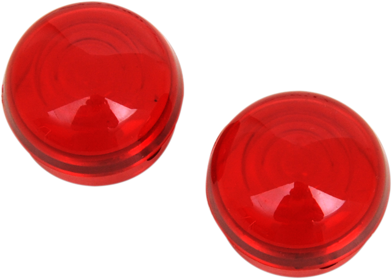 DRAG SPECIALTIES Replacement Bullet Style Turn Signal / Marker Lens - Red