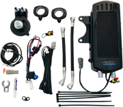 ULTRACOOL Side Mount Oil Cooler Kit - Gloss Black - Sportster SMSP-1G