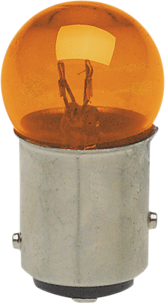 DRAG SPECIALTIES Replacement Small Globe Bulb - Amber - 10 Pack