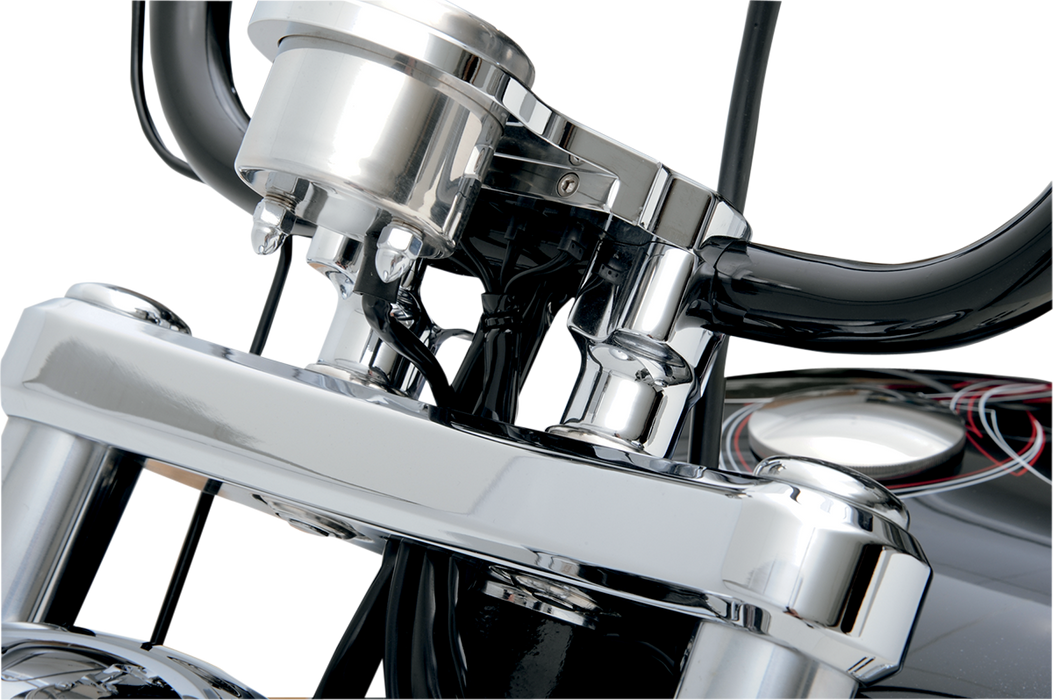 DRAG SPECIALTIES Buffalo Style Straight Handlebar Risers - Chrome - 1-1/2"