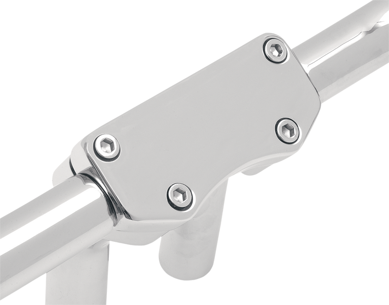 DRAG SPECIALTIES 1" Buffalo Smooth Handlebar Riser Top Clamp - Chrome