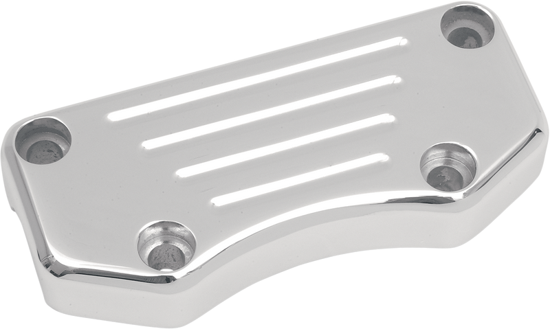 DRAG SPECIALTIES 1" Buffalo Ball-Milled Handlebar Riser Top Clamp - Chrome