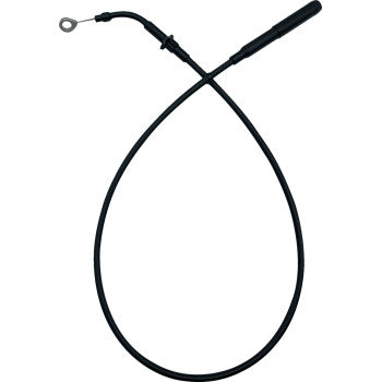 FAT BAGGERS INC. EZ Install Upper Clutch Cable - FLTR / FLHX '21-'25 - Stock - Black Vinyl