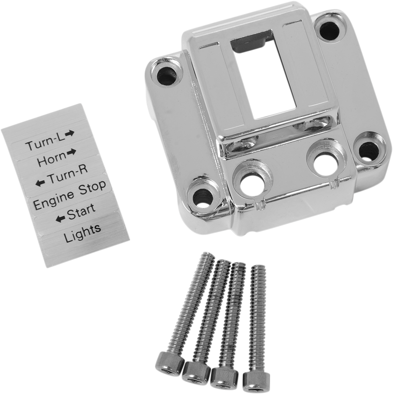 DRAG SPECIALTIES Replacement Die-cast Handlebar Switch Box - Chrome - '72 - '81
