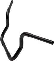 FAT BAGGERS INC. 1-1/4" EZ Install Round Top Handlebar - 10" - Black 903010-B