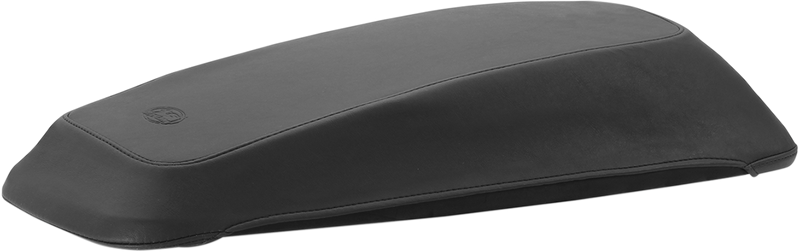 MUSTANG Smooth Vintage Saddlebag Lid Covers - Black - Touring '14-'24