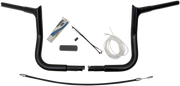 FAT BAGGERS INC. 1-1/4" EZ Install Pointed Top Handlebar Kit - 10" - Black 909110-B