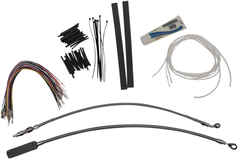 FAT BAGGERS INC. 1-1/4" EZ Install Pointed Top Handlebar Kit - 16" - Chrome 909116