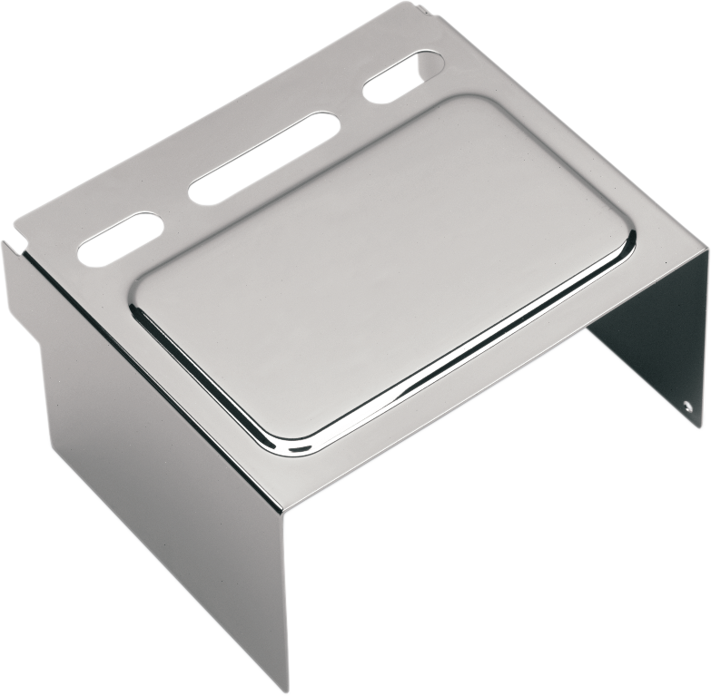 DRAG SPECIALTIES Replacement Battery Side Cover - Chrome - Raised
