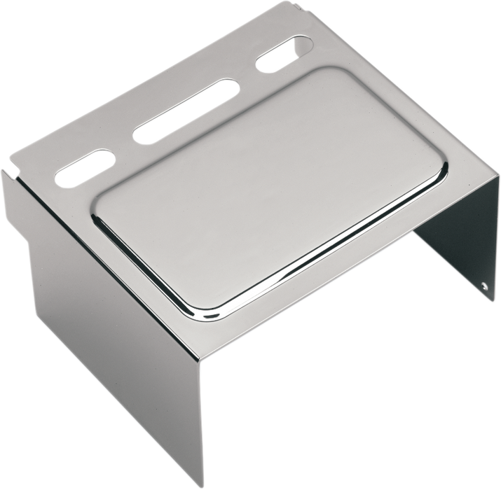 DRAG SPECIALTIES Replacement Battery Side Cover - Chrome - Raised