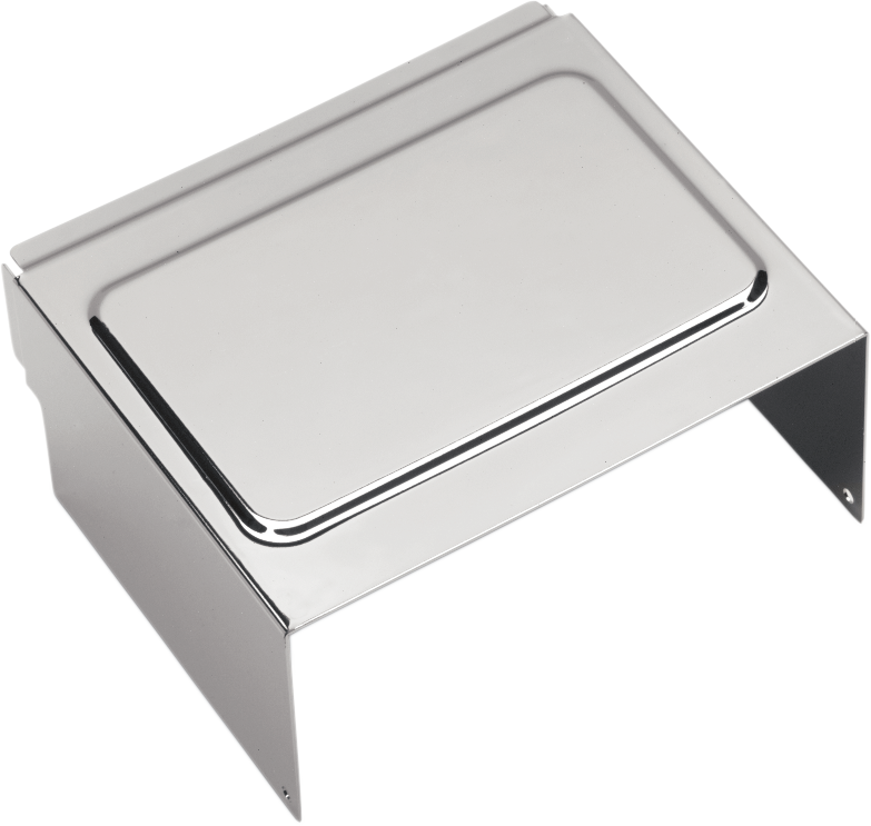 DRAG SPECIALTIES Replacement Battery Side Cover - Chrome - Raised