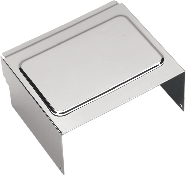 DRAG SPECIALTIES Replacement Battery Side Cover - Chrome - Raised