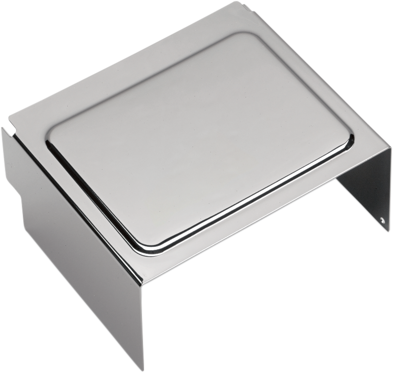 DRAG SPECIALTIES Replacement Battery Side Cover - Chrome - Raised