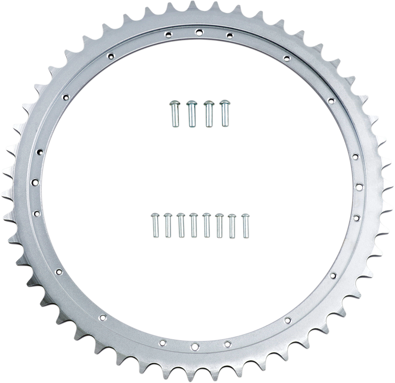 DRAG SPECIALTIES Replacement Rear Sprocket Kit - Zinc - 51 Tooth - Big Twin / XL