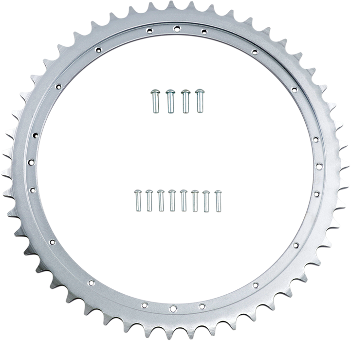 DRAG SPECIALTIES Replacement Rear Sprocket Kit - Zinc - 51 Tooth - Big Twin / XL