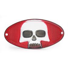 DRAG SPECIALTIES Replacement Lens - Skull Face