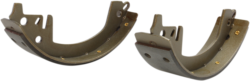 DRAG SPECIALTIES Replacement Organic Base Rear Brake Shoe Set - '63-'72 Big Twin