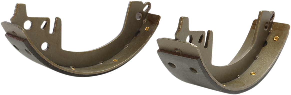DRAG SPECIALTIES Replacement Organic Base Rear Brake Shoe Set - '63-'72 Big Twin