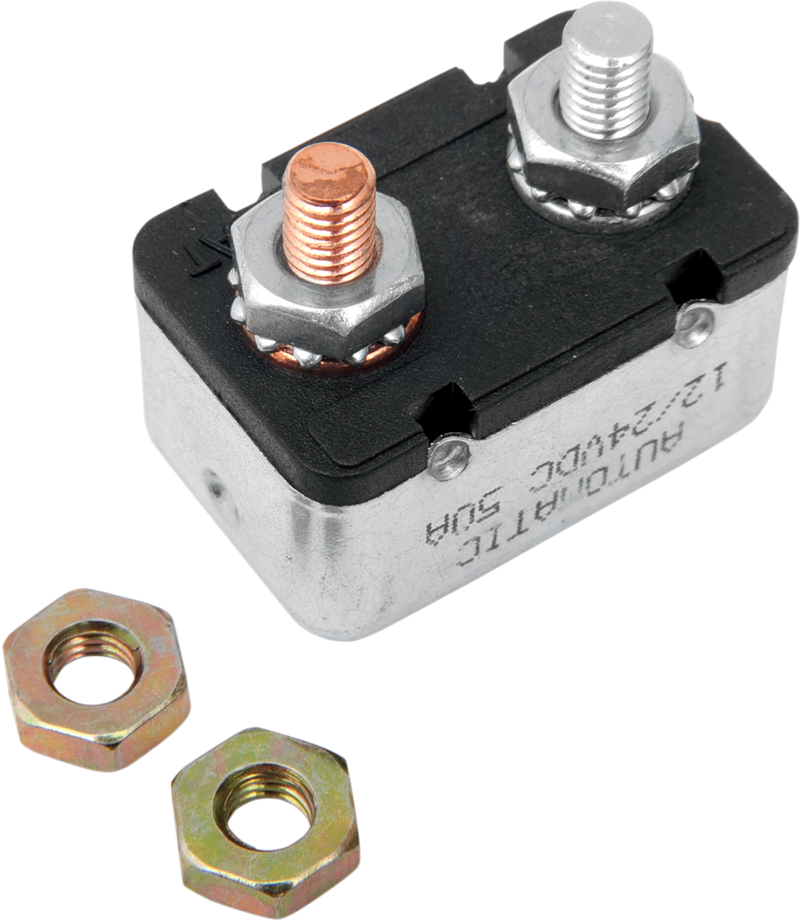 DRAG SPECIALTIES Replacement Threaded Circuit Breaker - 50A