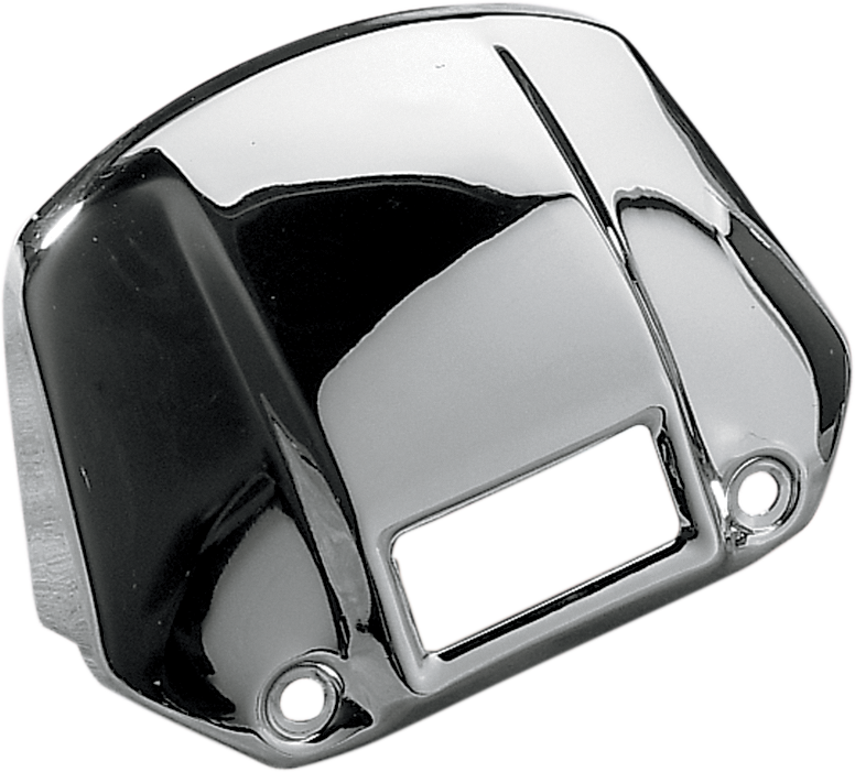DRAG SPECIALTIES Replacement Headlight Visor with Cut-Away - Chrome - '75-'91 XL FX
