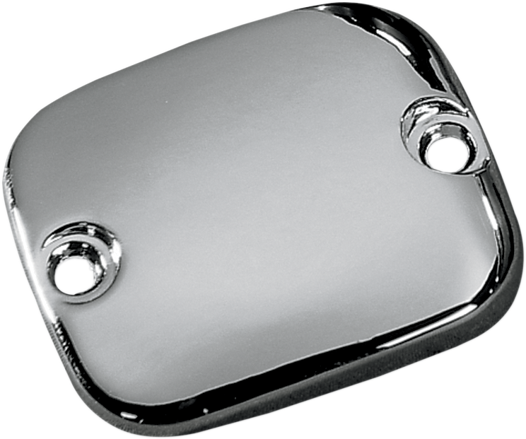 DRAG SPECIALTIES Smooth Front Master Cylinder Cover Kit - Chrome