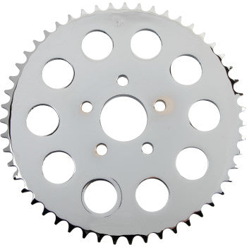 DRAG SPECIALTIES Replacement Steel Rear Sprocket - 51 Tooth - Chrome - 0" Offset