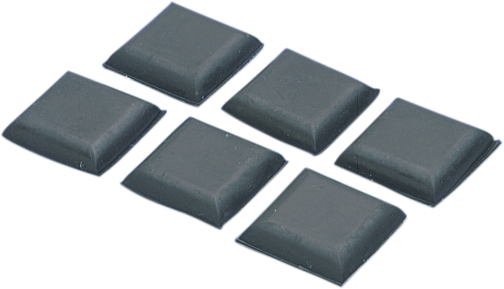 DRAG SPECIALTIES Replacement Rubber Kickstand Bumper - 6 Pack