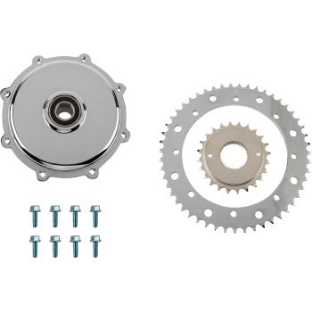 DRAG SPECIALTIES Conversion Sprocket Kit - Chrome - Touring '09-'16