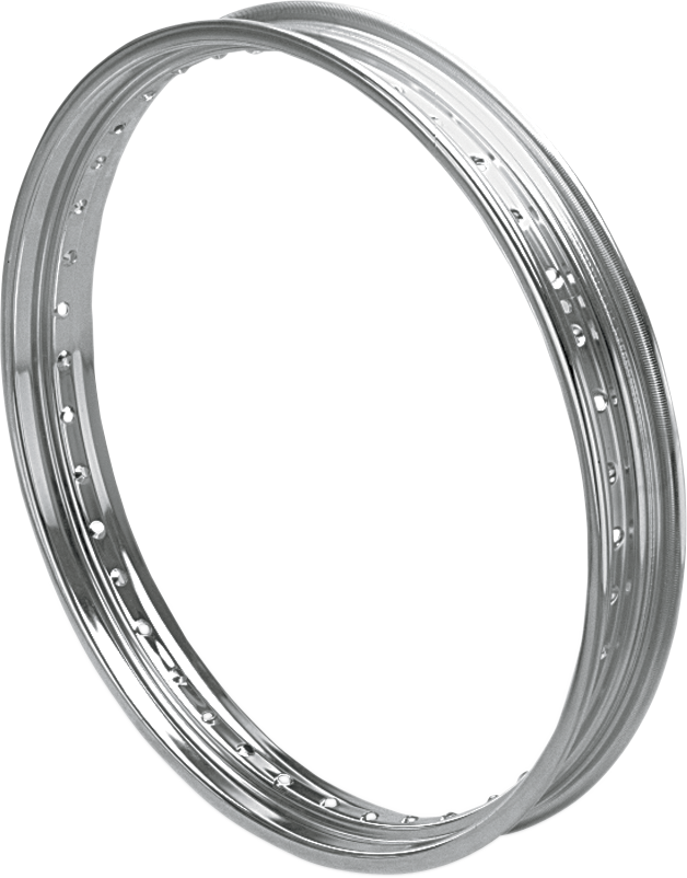 DRAG SPECIALTIES Drop Center Rim - Rolled Edge - 40 Hole - Chrome - 21x2.15