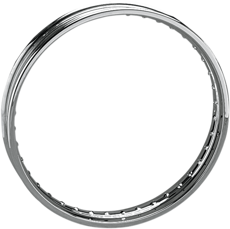 DRAG SPECIALTIES Replacement Steel 40 Hole Spun Rim - Chrome - 21"x2.15"