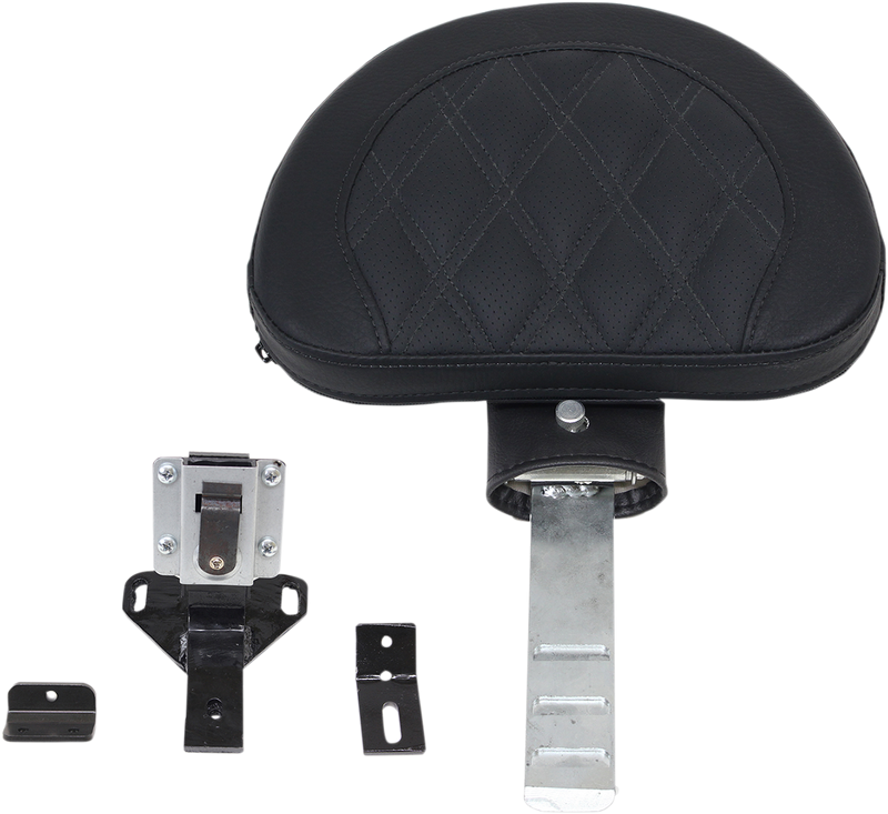 SADDLEMEN Lattice Stitched Driver Backrest - '97-'07 TOURING