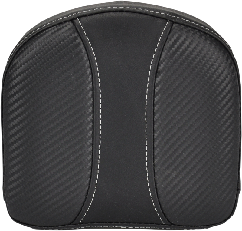 SADDLEMEN Dominator Sissy Pad Black Carbon Fiber w/ Gray Stitching