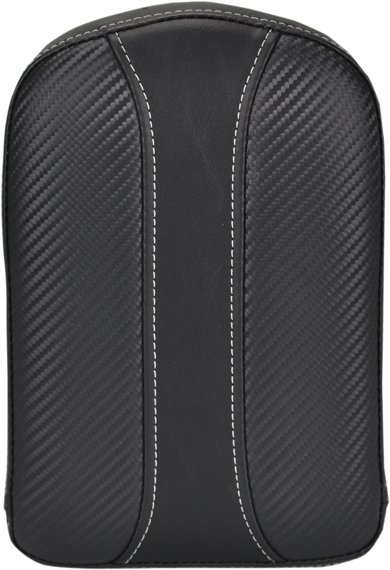 SADDLEMEN Dominator Sissy Pad Black Carbon Fiber w/ Gray Stitching