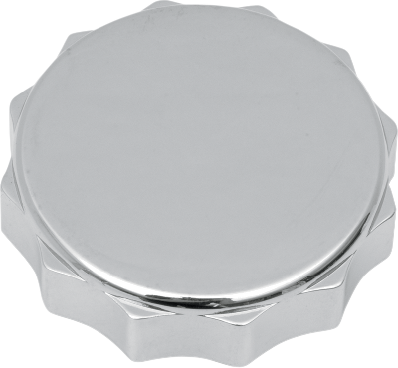 DRAG SPECIALTIES Deluxe Style Non-Vented Twist-on Gas Cap - Chrome