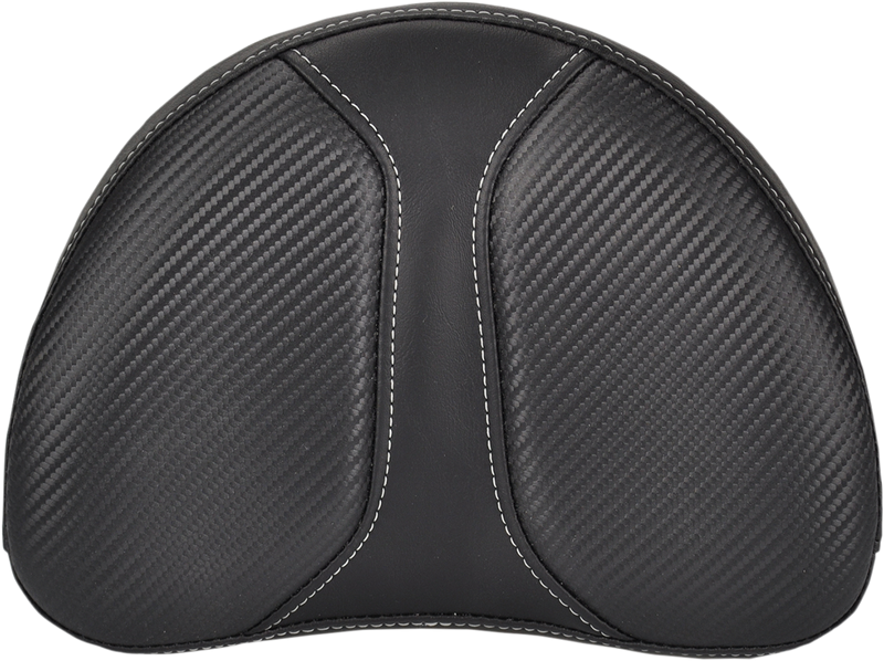 SADDLEMEN Dominator Sissy Pad Black Carbon Fiber w/ Gray Stitching