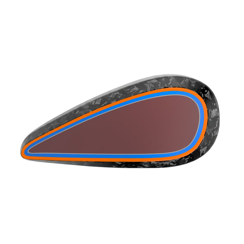 Advanblack Daybrake Carbon Fiber Front Fender for '23.5-Up Harley Touring