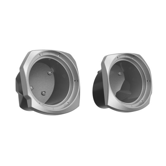 ADVANBLACK 8-inch Speaker Pods for 23.5 Up Harley Touring Models - RAVEN FADE