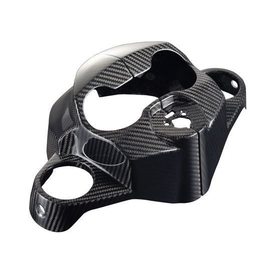 Advanblack  - Carbon Fiber Triple Tree Cover Fits '23.5 + Harley Road Glide Models